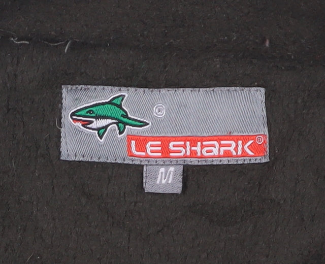 Le Shark Men's Green 1/4 Zip Fleece Sweatshirt M
