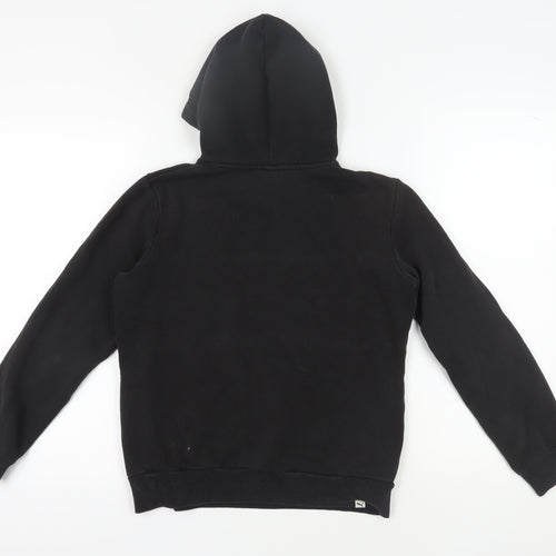 Puma Black Unisex Hoodie - Size 10, Logo Hoodie