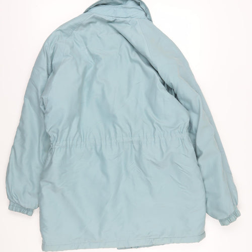 Berkertex Women's Blue Parka Jacket Size 10