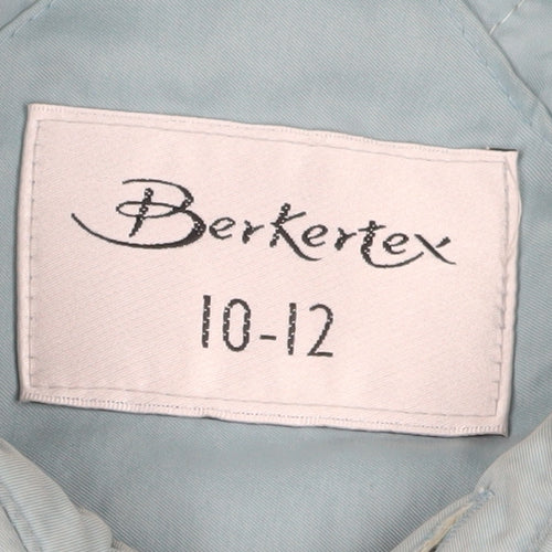 Berkertex Women's Blue Parka Jacket Size 10