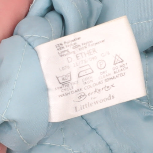 Berkertex Women's Blue Parka Jacket Size 10