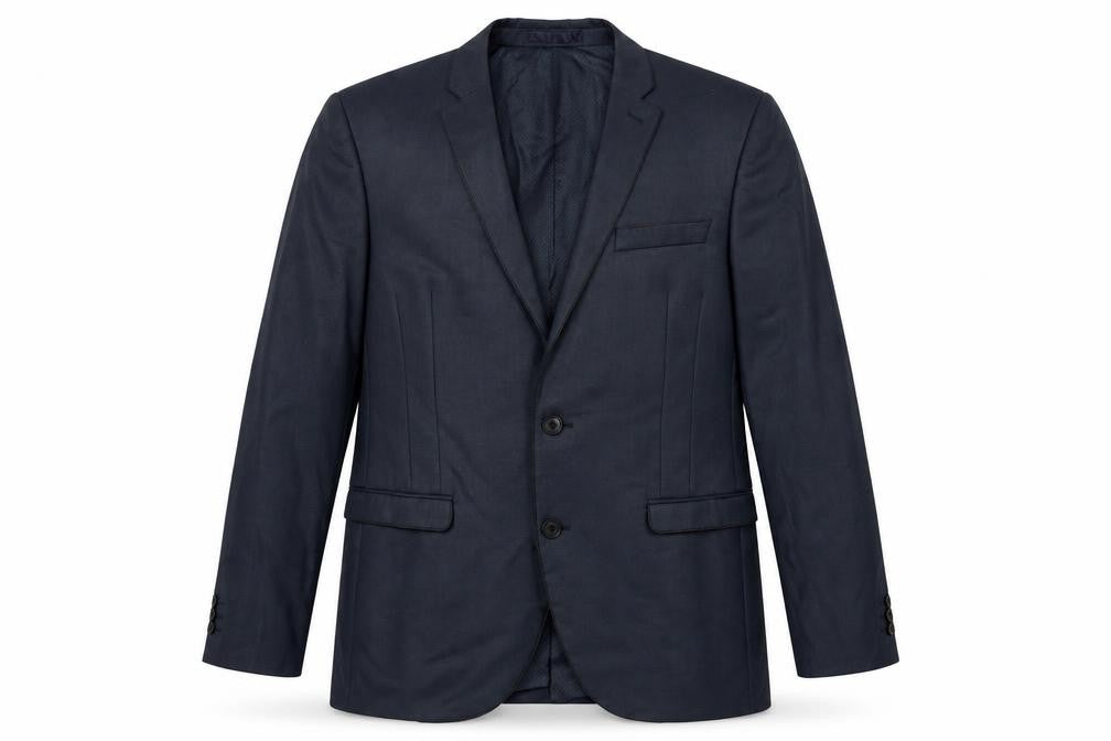 Front view of Next Men's Blue Blazer, size 40, Regular Fit Business