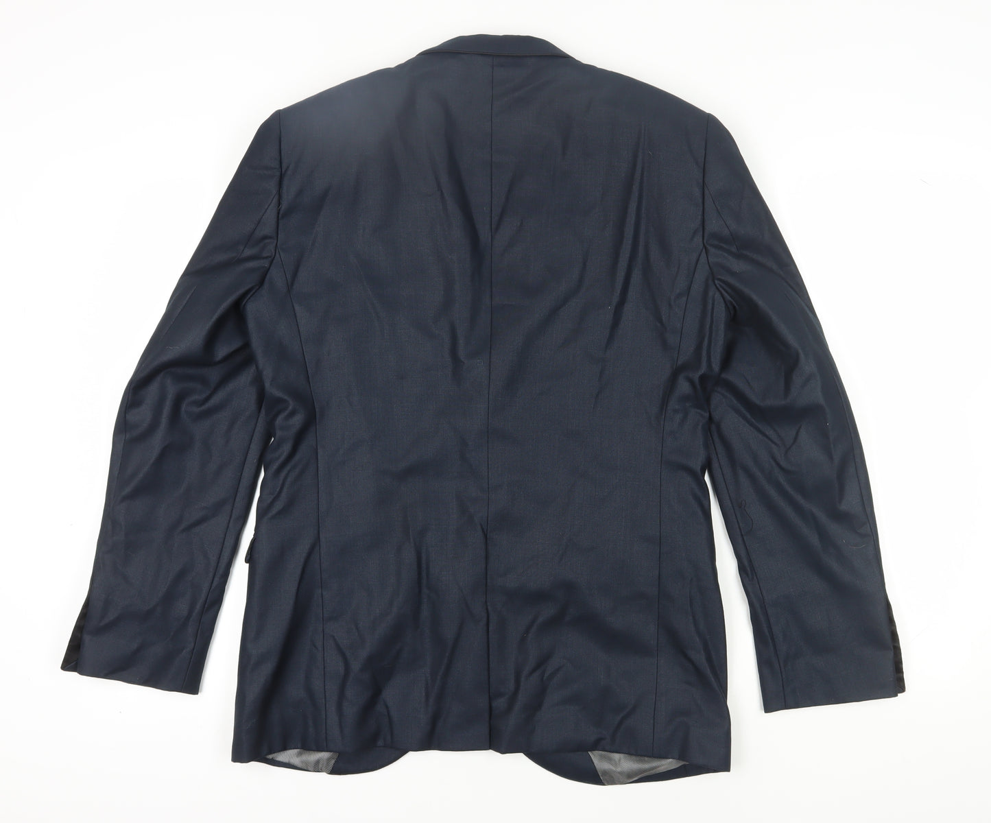 Next Men's Blue Blazer Size 40 Regular Fit Business