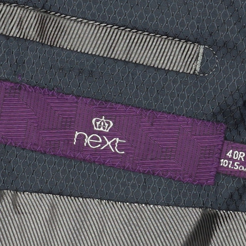 Next Men's Blue Blazer Size 40 Regular Fit Business