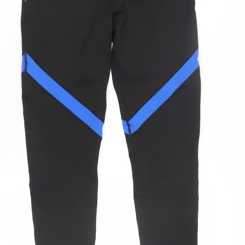 Fashion World Women's Black & Blue XL Leggings