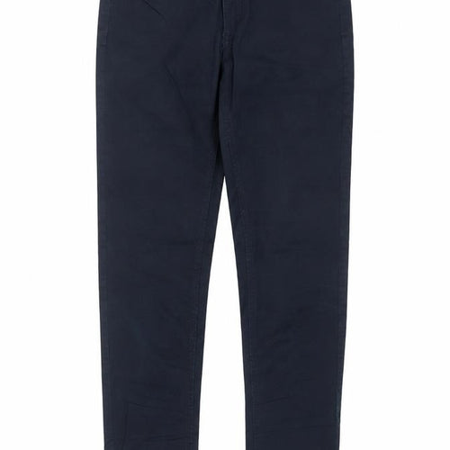Reserved Women's Black Skinny Trousers Size 6 Cotton