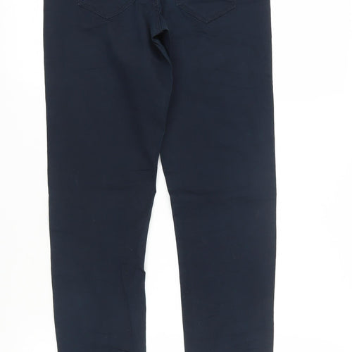Reserved Women's Black Skinny Trousers Size 6 Cotton