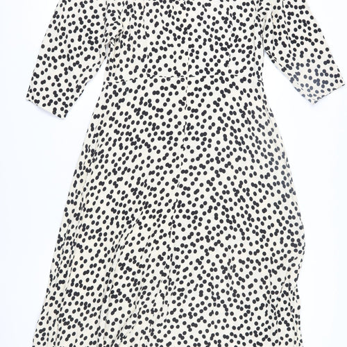 Marks and Spencer Women's Polka Dot Midi Dress, Size 14