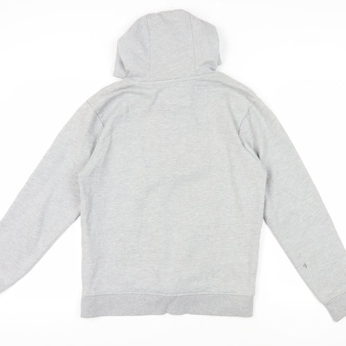 Von Dutch Men's Grey Graphic Hoodie M Regular Fit