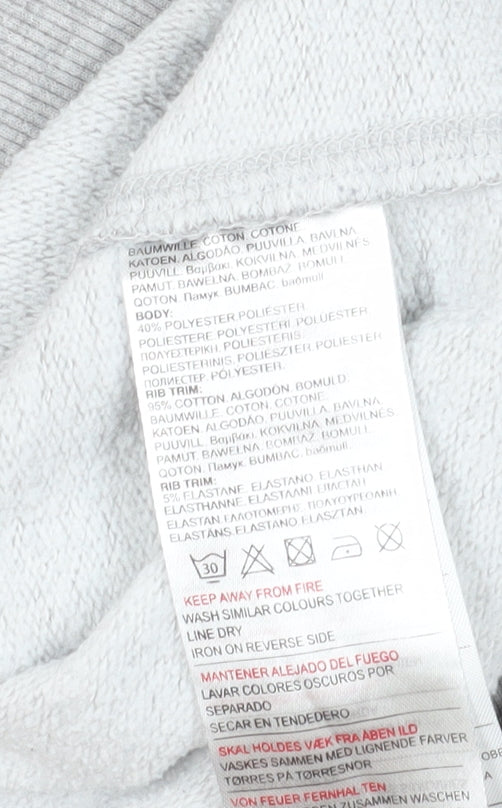 Von Dutch Men's Grey Graphic Hoodie M Regular Fit