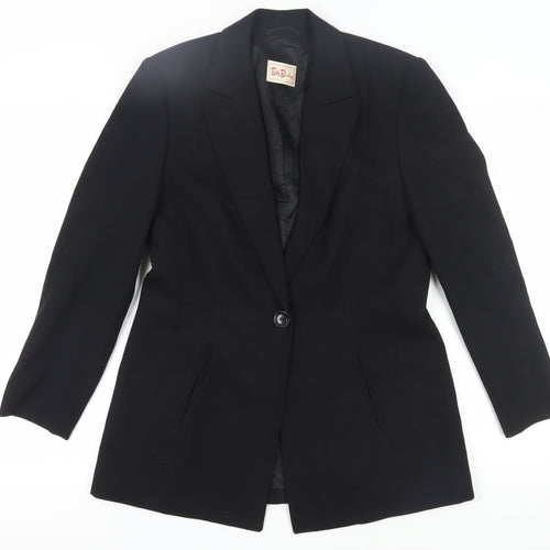 Betty Barclay Women's Black Blazer, Size 12, Single Breasted
