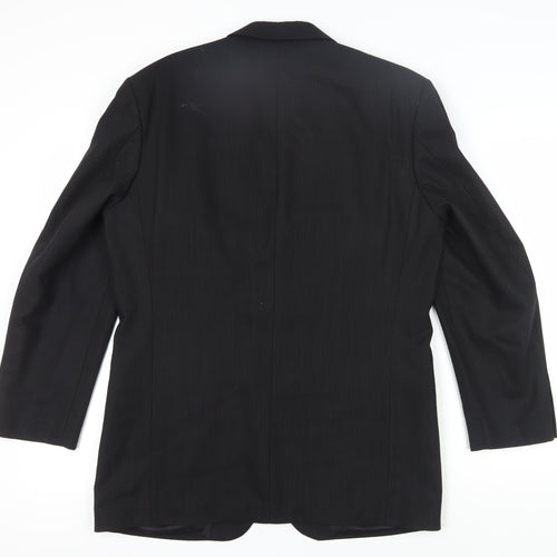 Marks and Spencer Men's Black Mid-Length Blazer, 40R