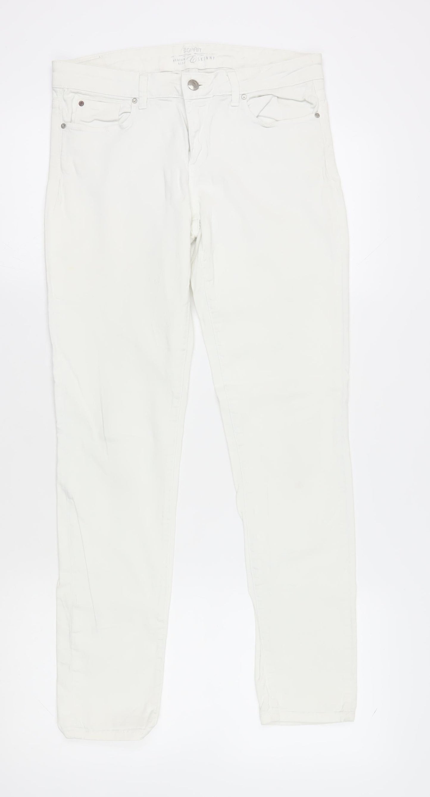 Esprit Women’s White Skinny Jeans Size 12