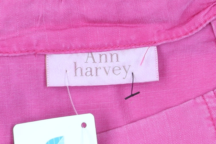 Ann Harvey Women's Pink Plus Size Beaded Skirt