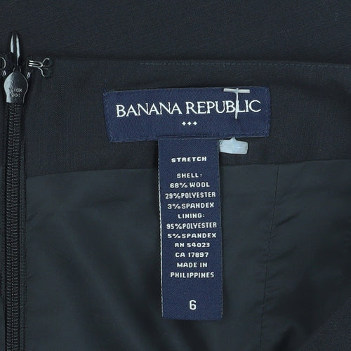 Banana Republic Women's Black Pencil Skirt, Size 6