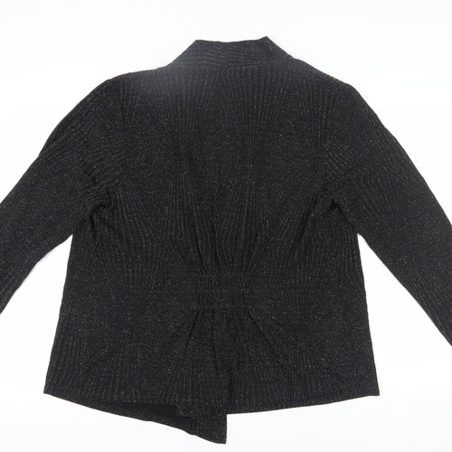 Cotton Traders Women's Black Cardigan, Size 18 - Elegant Knit
