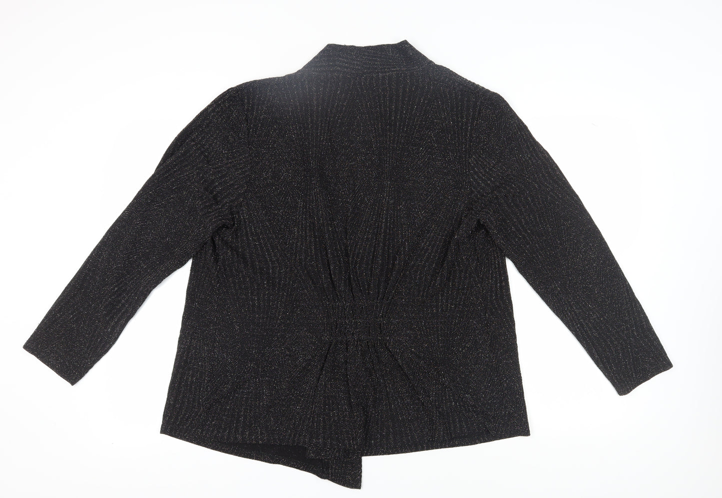 Cotton Traders Women's Black Cardigan, Size 18 - Elegant Knit