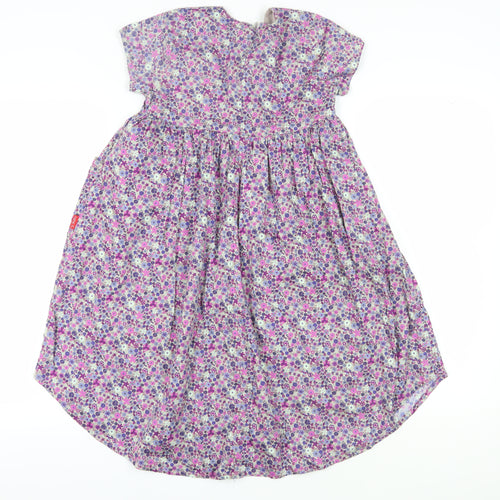 Name It Girls Multicoloured Floral A-Line Dress, 9 Years