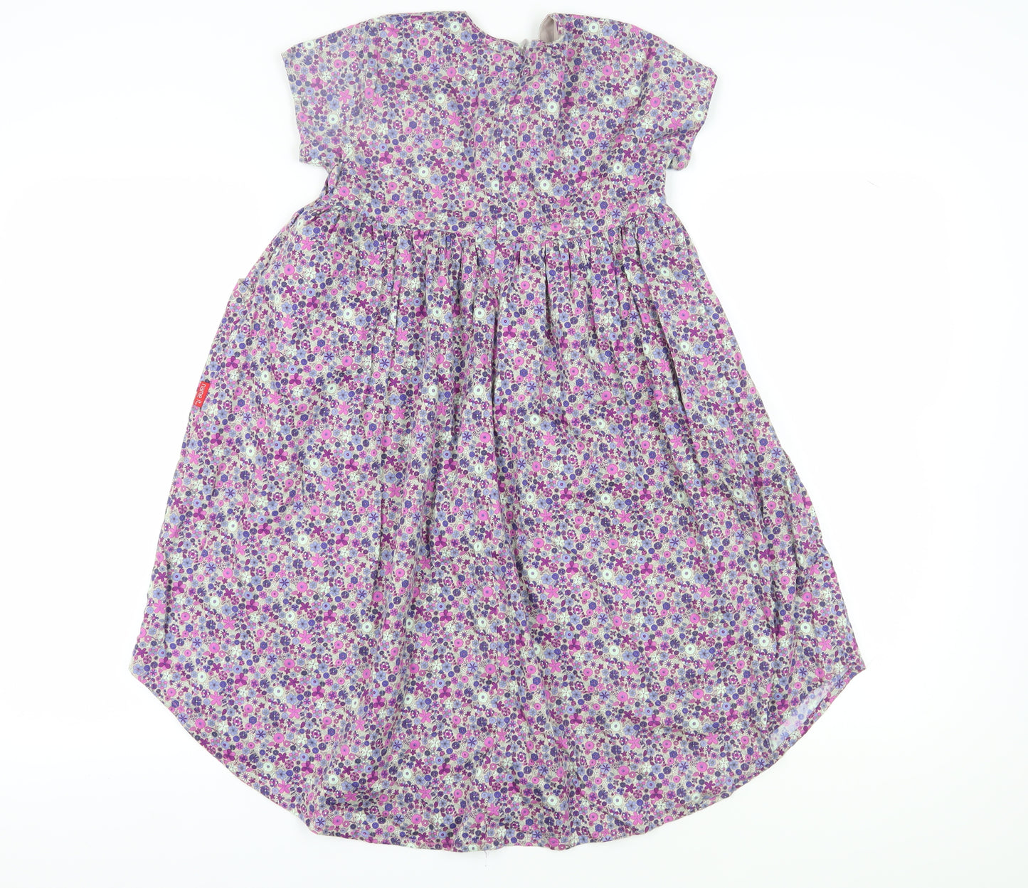 Name It Girls Multicoloured Floral A-Line Dress, 9 Years