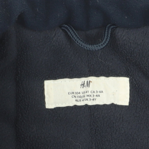 H&M Girls Multicoloured Puffer Jacket, 4 Years, Reflective