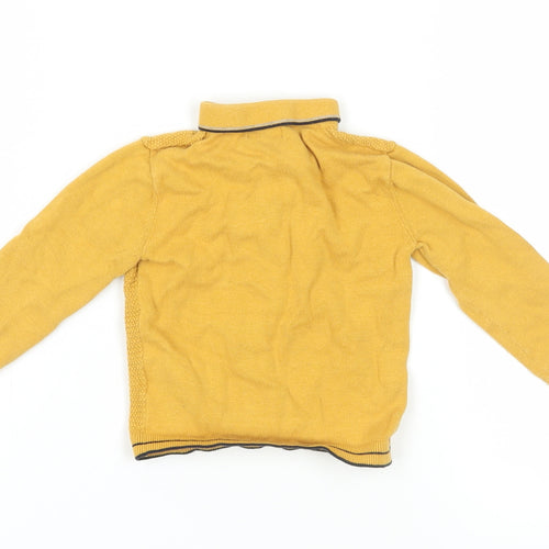 Next Yellow Henley Jumper for Unisex Baby 12-18 Months
