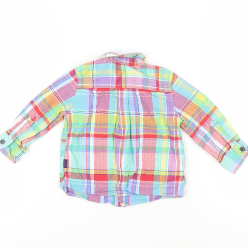 Baker by Ted Baker 12-18M Unisex Multicoloured Plaid Shirt