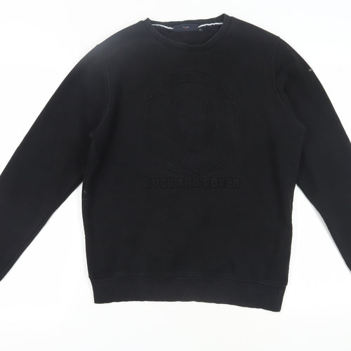 Duck and Cover Men's Black Pullover Sweatshirt M