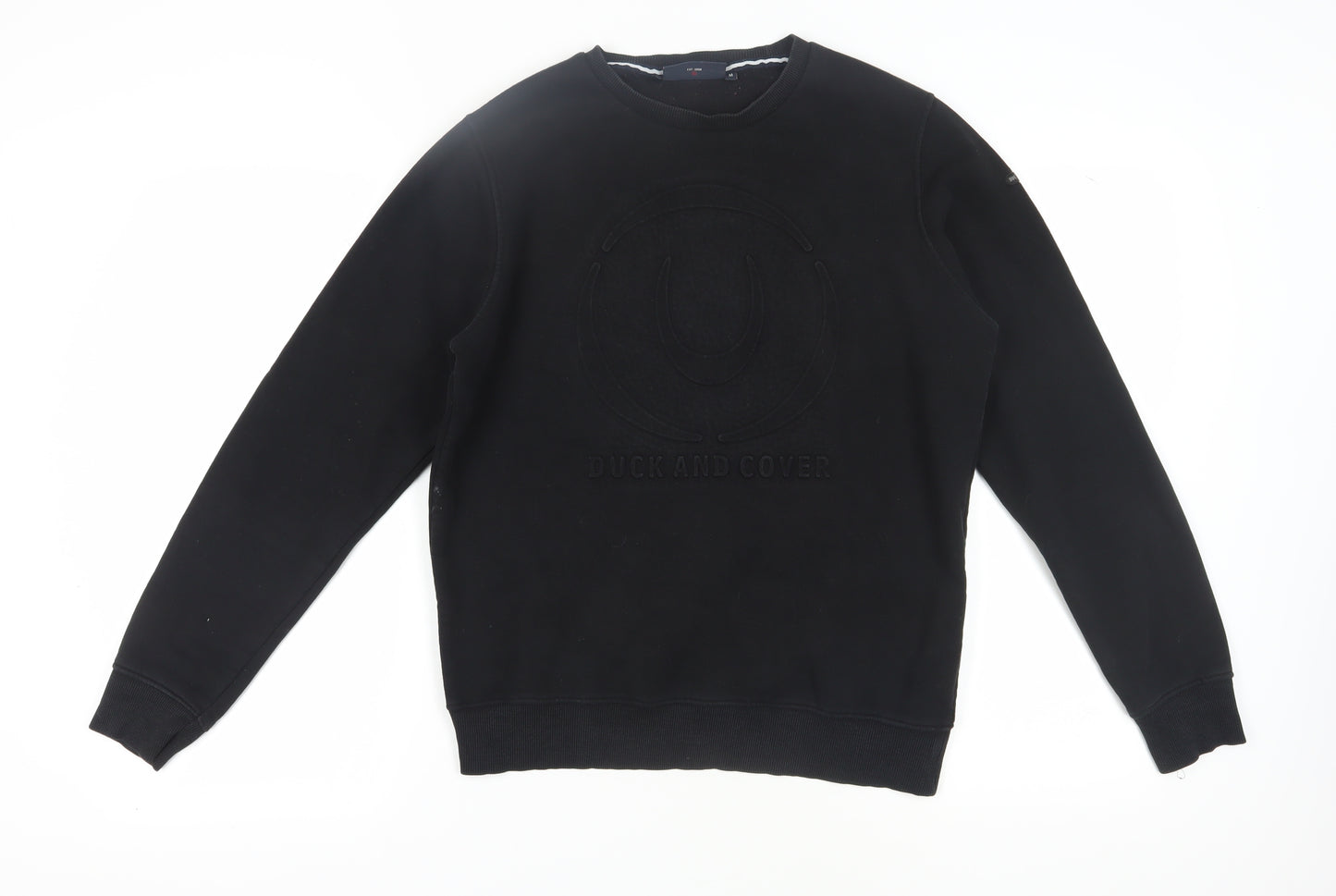 Duck and Cover Men's Black Pullover Sweatshirt M