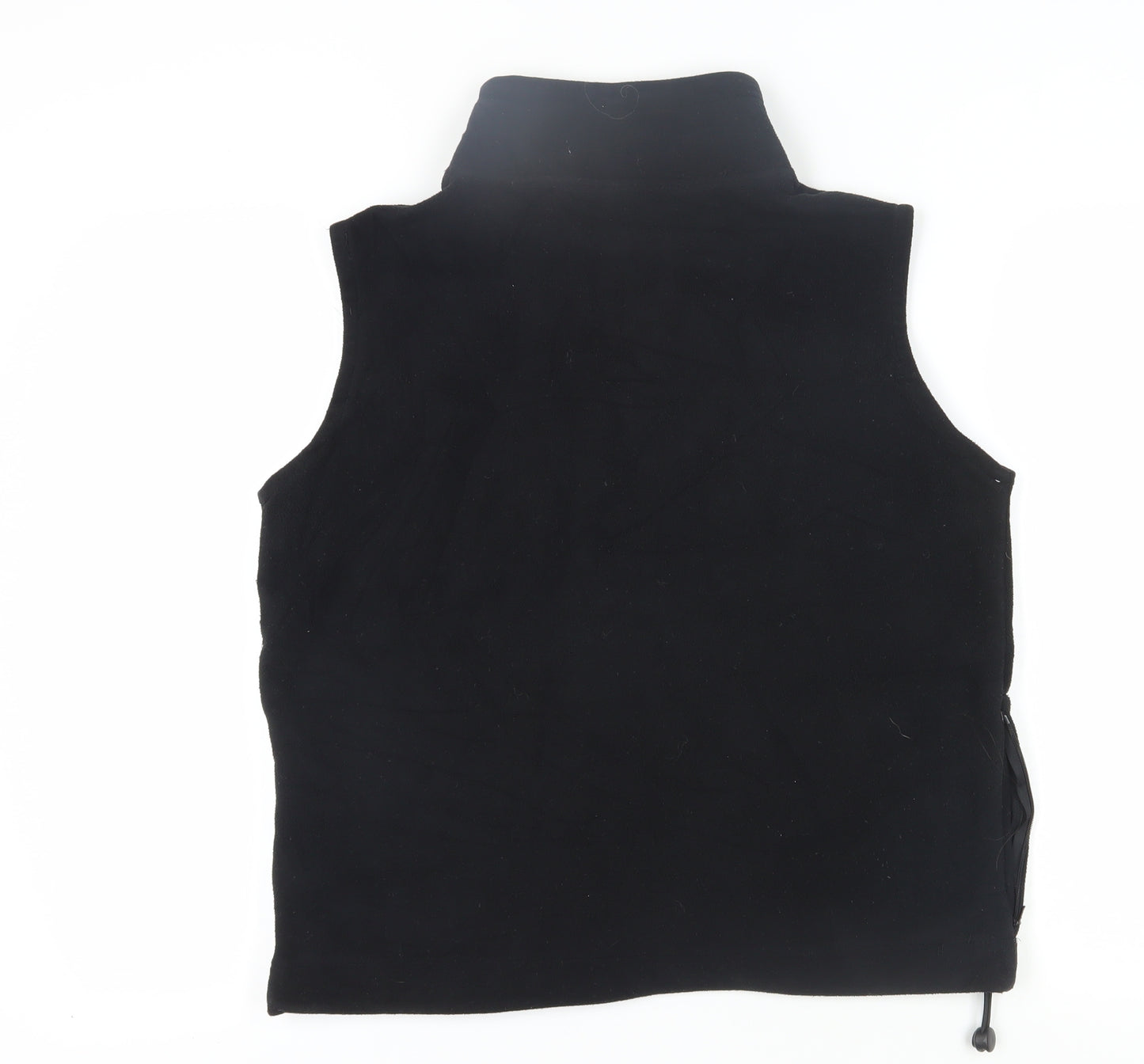 NX Women's Black Sleeveless Hoodie Vest UK 16 Casual Relaxed
