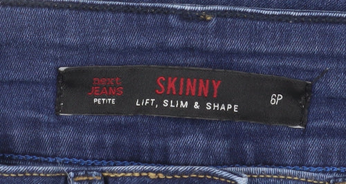 Next Women's Blue Skinny Jeans Size 6 Petite