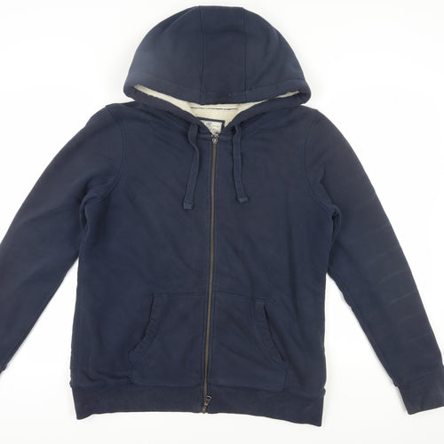 Fat Face Women's Blue Full Zip Hoodie, Size 18