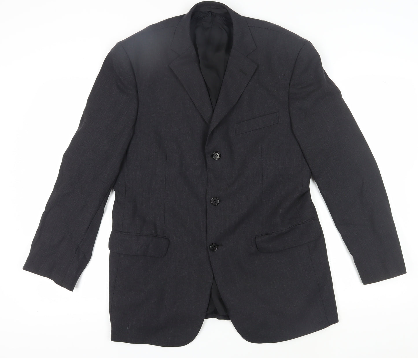 Marks and Spencer Men's Black Blazer 40 Regular Classic