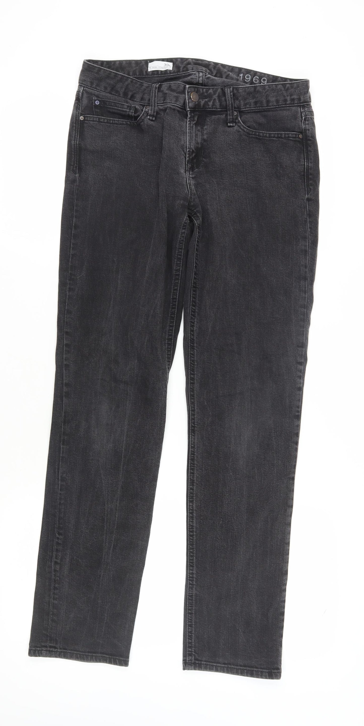 Gap Women’s Black Straight Jeans 30 Regular Fit