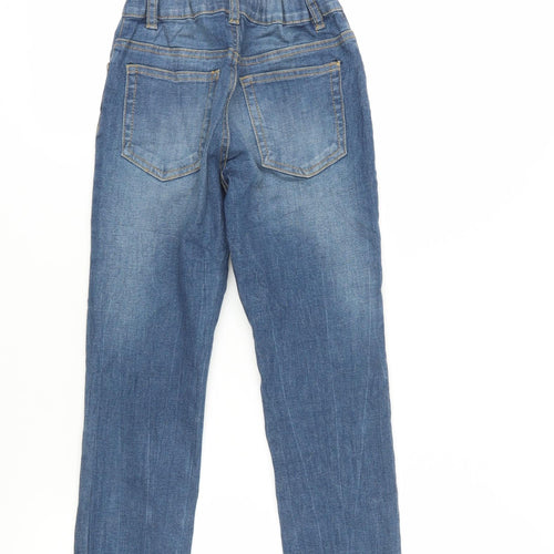 Marks and Spencer Boys Blue Straight Jeans 7 Years