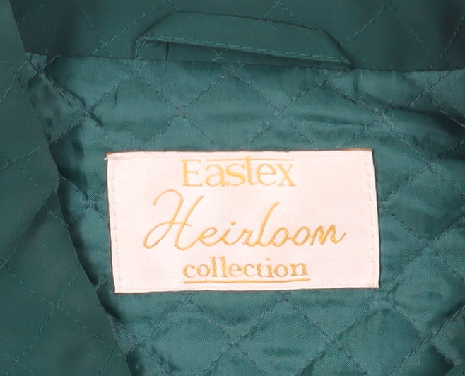 Eastex Women's Green Classic Button Coat Size 12