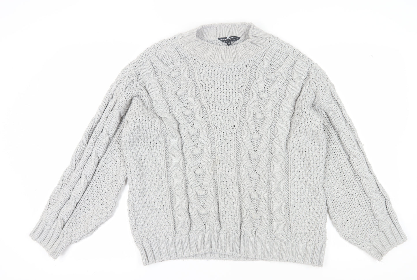 Dorothy Perkins Women's Ivory Crew Neck Jumper, Size S