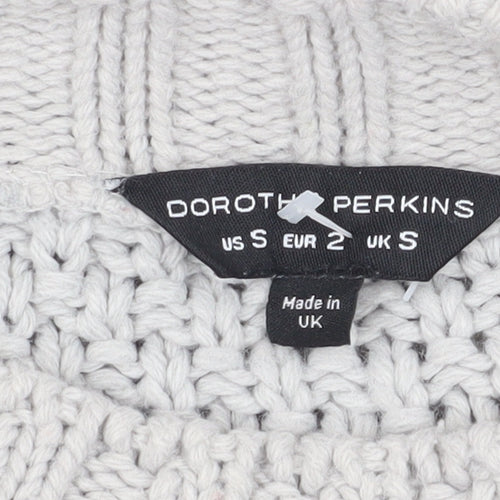 Dorothy Perkins Women's Ivory Crew Neck Jumper, Size S