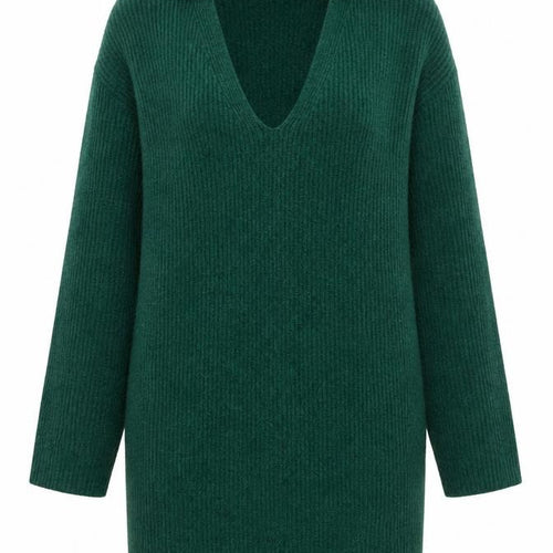 John Lewis Women’s Green Jumper Dress, M, Cosy Knit