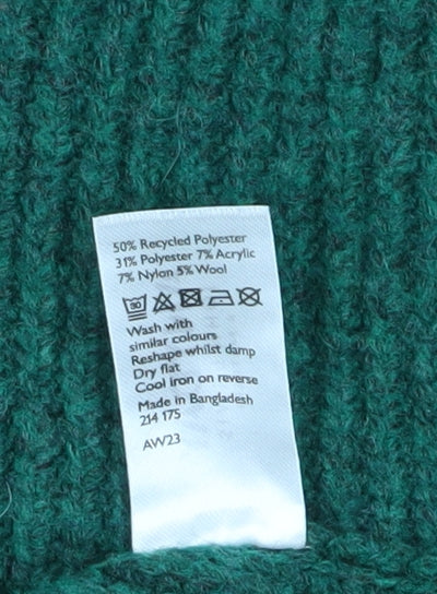 John Lewis Women’s Green Jumper Dress, M, Cosy Knit