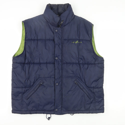 Intrepid Men's Blue Puffer Waistcoat L - Casual Stylish Layer