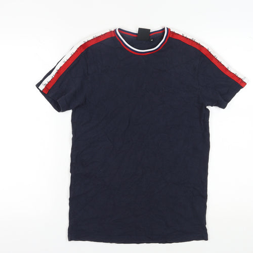 Outfitters Men's Blue Crew Neck T-Shirt M