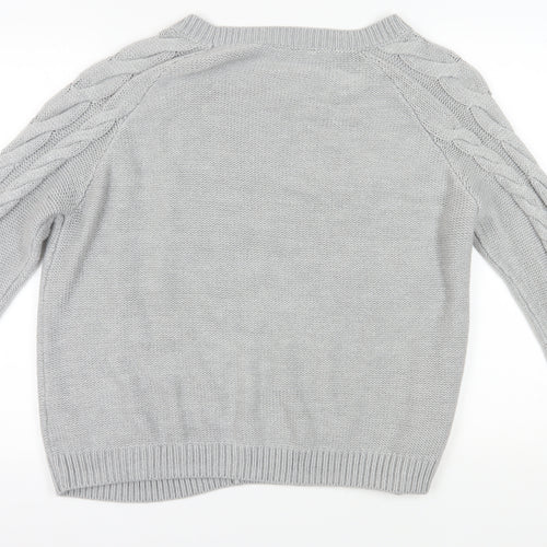 Dorothy Perkins Women's Grey Jumper Size 22