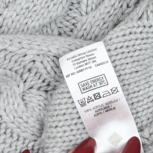 Dorothy Perkins Women's Grey Jumper Size 22