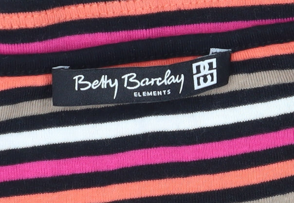 Betty Barclay Women's Multicoloured Striped Jersey T-Shirt