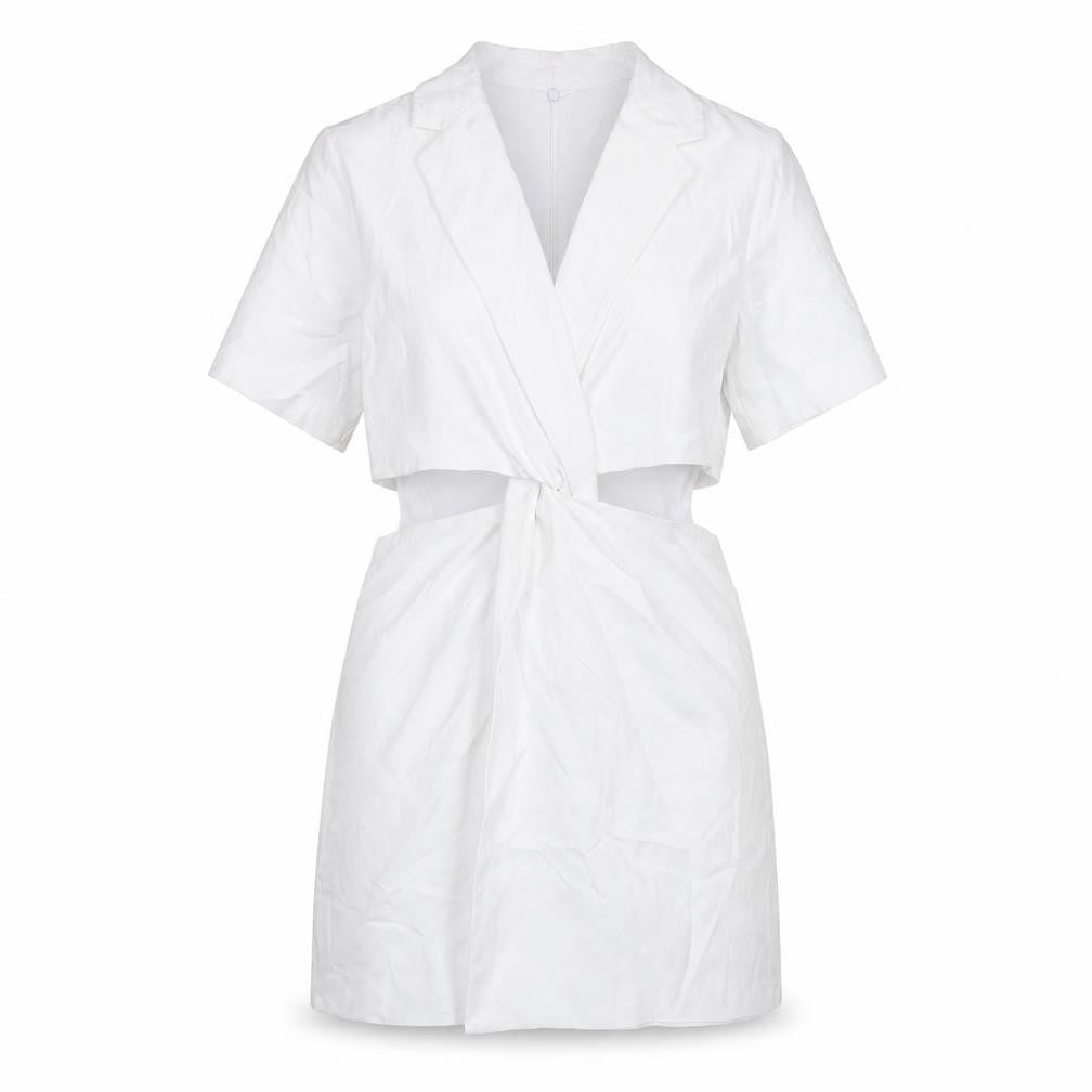 Zara Women White Shirt Dress Size 12 for Business or Casual