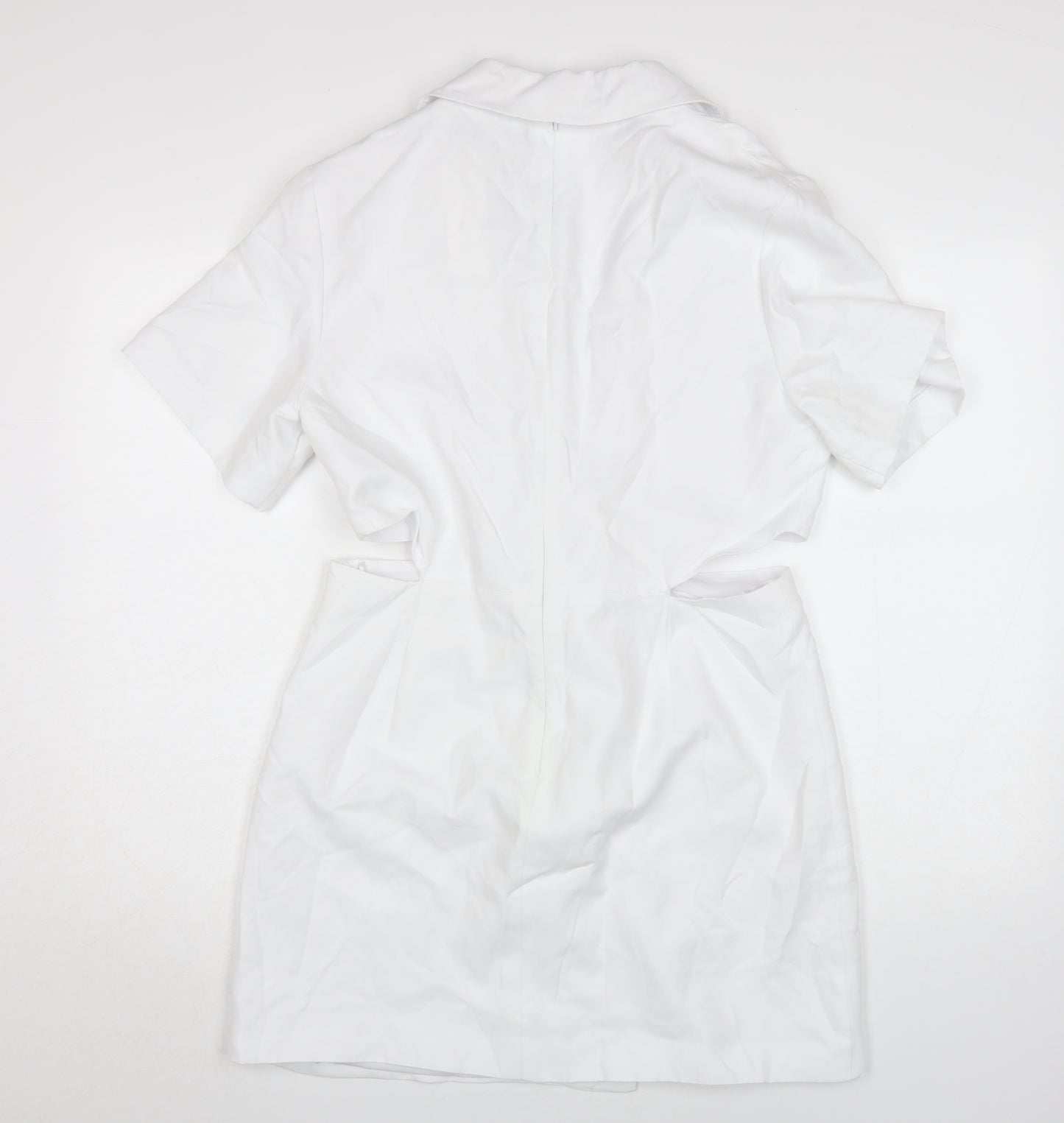 Zara Women White Shirt Dress Size 12 for Business or Casual