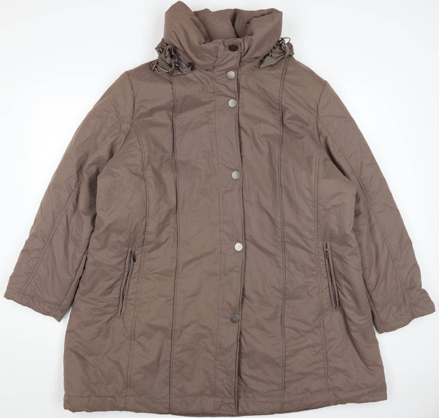 Debenhams Classics Women's Brown Puffer Coat Size 22
