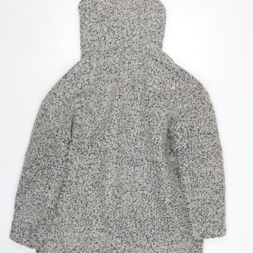 Marks and Spencer Women's Grey Mid-Length Hooded Coat