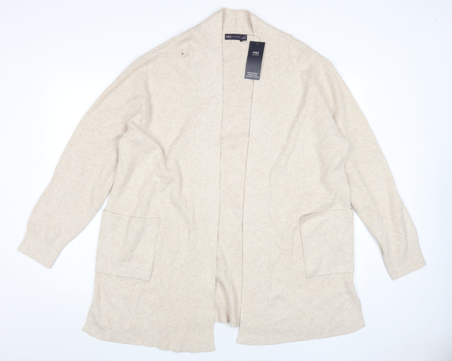 Marks and Spencer Beige Women's Cardigan Size 20