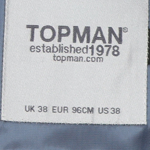 Topman Men's Grey Blazer 38, Classic Formal